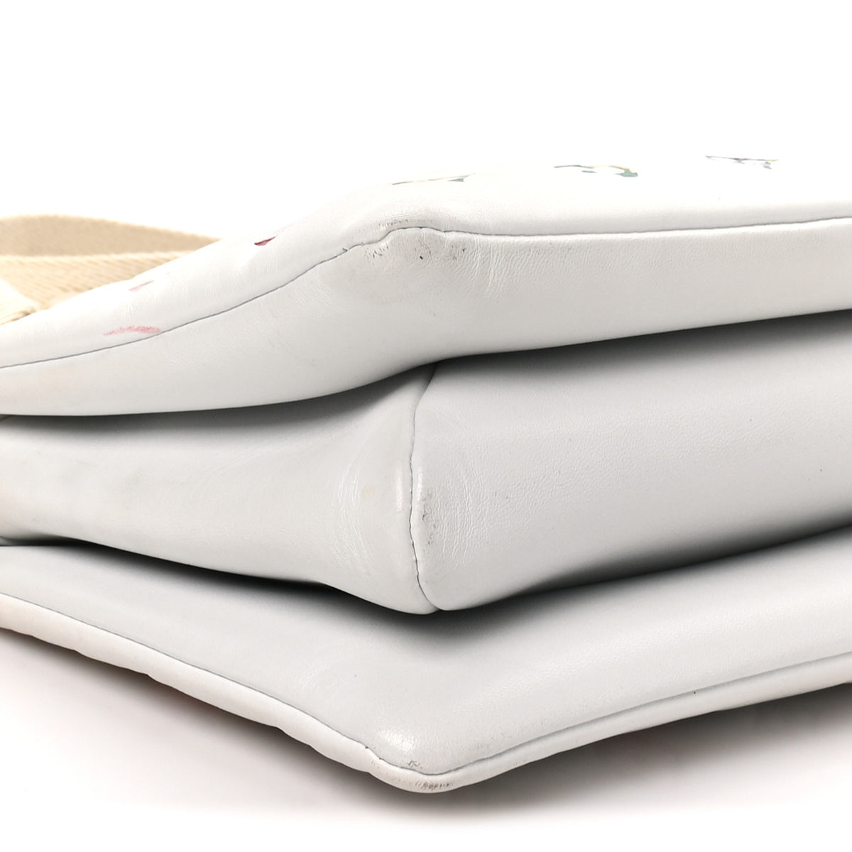 Louis Vuitton Lambskin Embossed Monogram LV Garden Coussin PM Cream 8 of 9