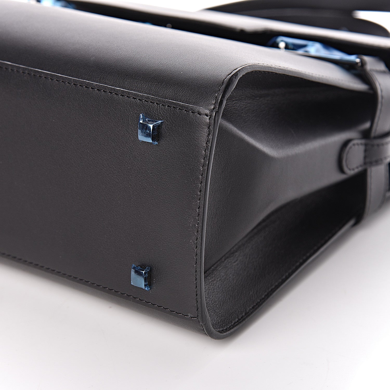 Delvaux Smooth Calfskin GM Tempete Satchel Black 8 of 11