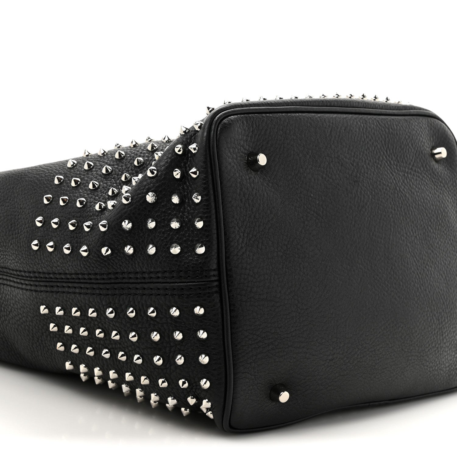 Burberry Calfskin Studded Medium Susanna Hobo Black 9 of 9