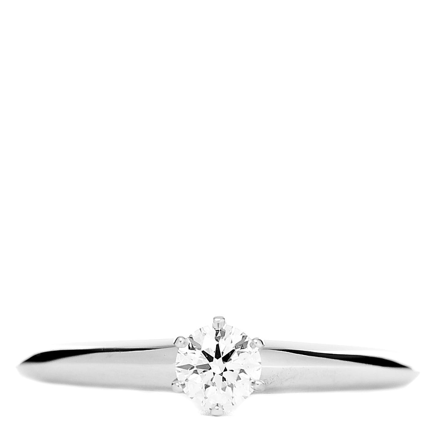 Platinum Diamond .23ct Solitaire Engagement Ring 49 5