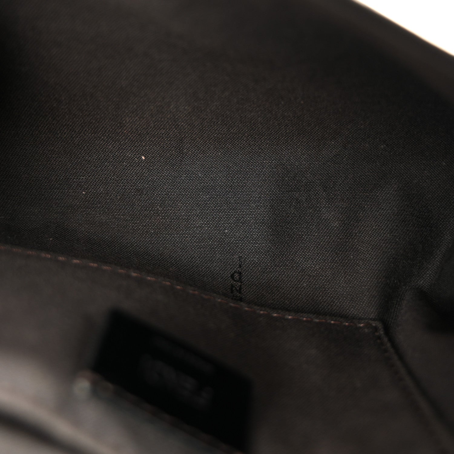 Fendi Vitello Elite Flap Crossbody Bag Black 18 of 19