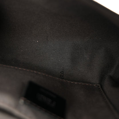 Fendi Vitello Elite Flap Crossbody Bag Black 18 of 19