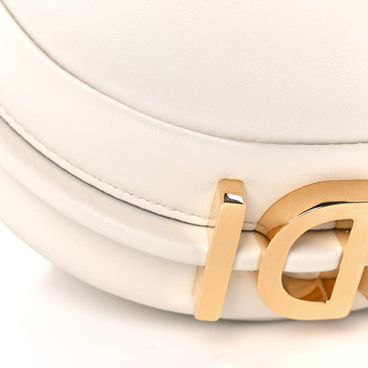 Fendi Vitello Grace Matte Nano Fendigraphy Hobo Charm White Ice 10 of 12
