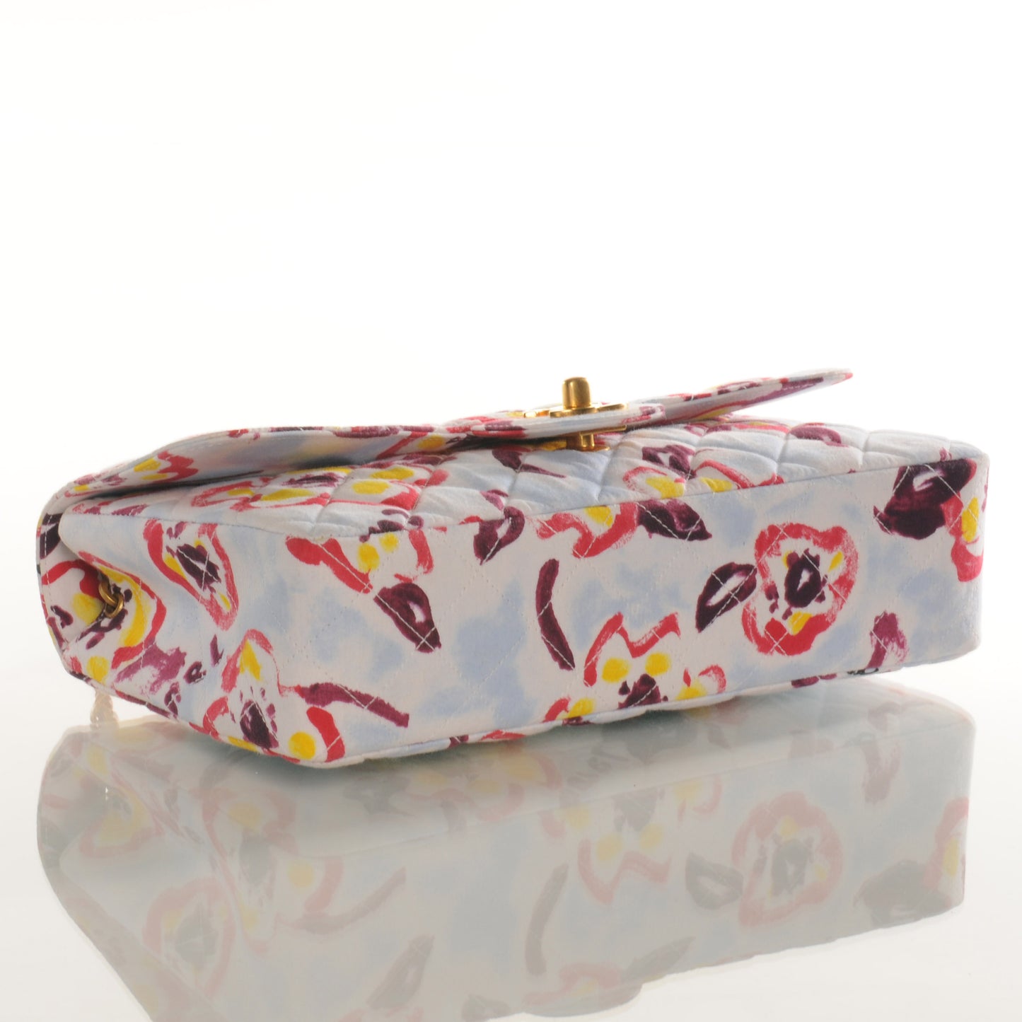 Canvas Camellia Medium Flap