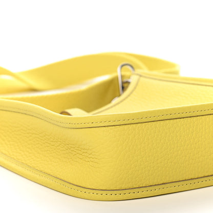 Hermes Taurillon Clemence Evelyne TPM Lime 7 of 8