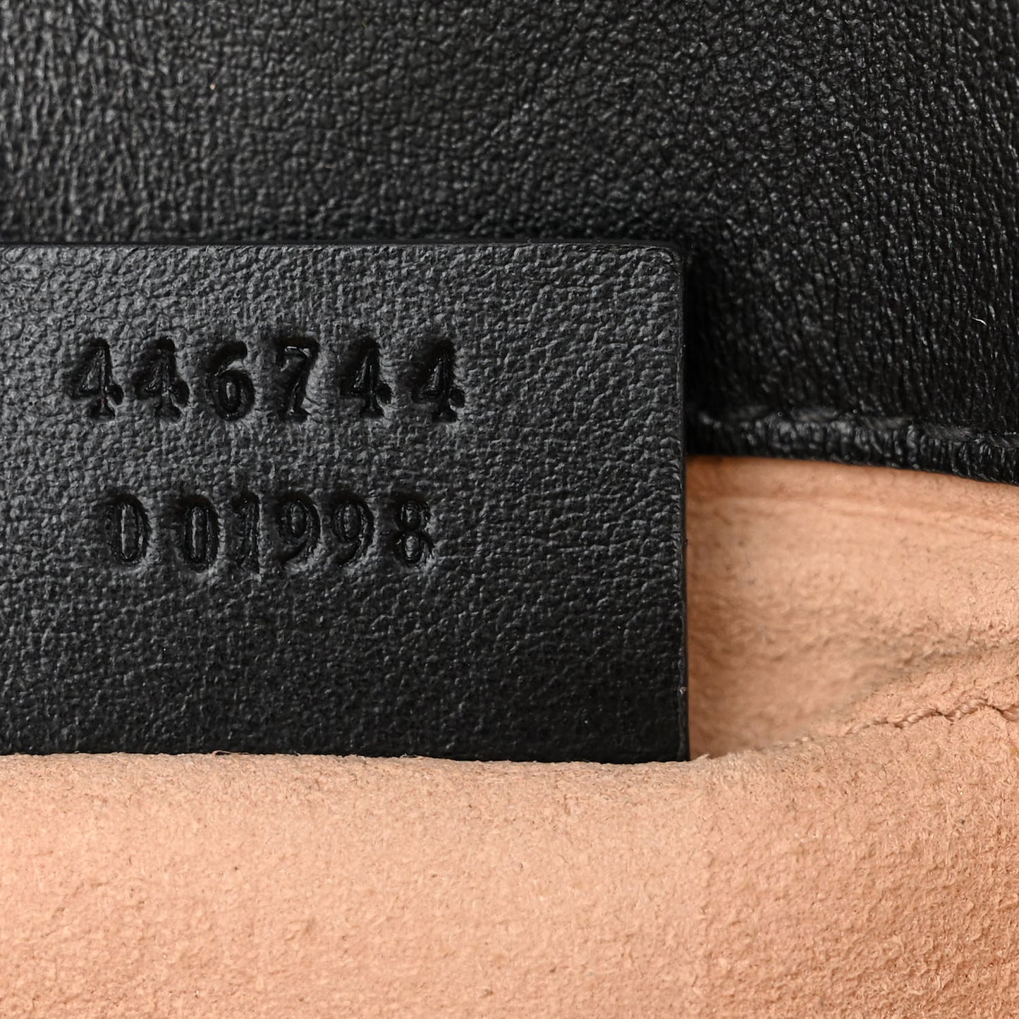 Calfskin Matelasse Small GG Marmont Shoulder Bag Black