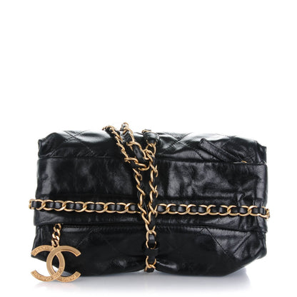 Chanel Calfskin Quilted Baluchon Black 4 of 10