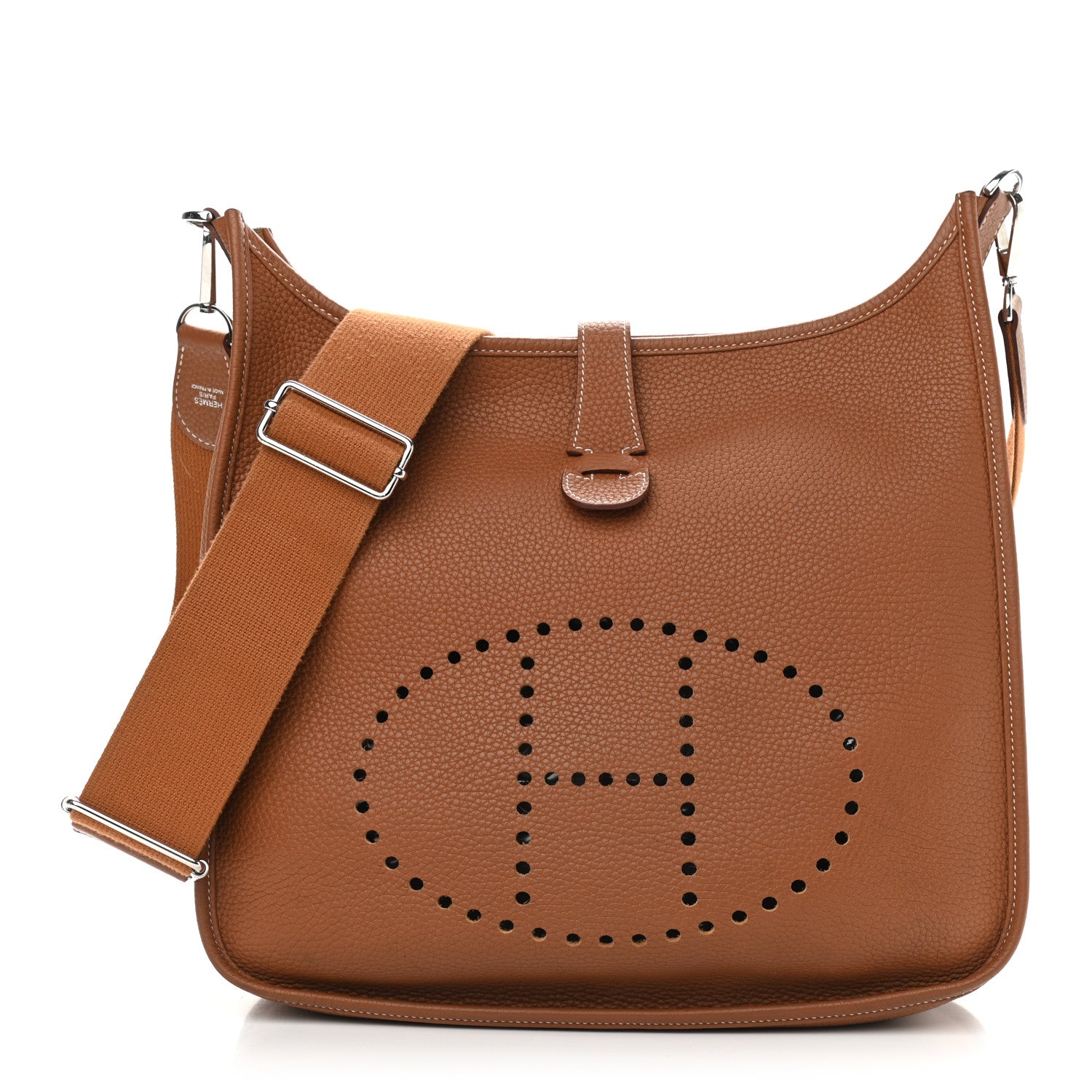 Hermes Taurillon Clemence Evelyne III GM Gold 1 of 15