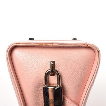 Christian Dior Calfskin Cannage Stitched Small East West Lady Dior Rose Clair 11 of 11