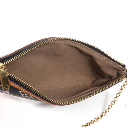 Louis Vuitton Monogram Multicolor Pochette Milla MM Black 5 of 7
