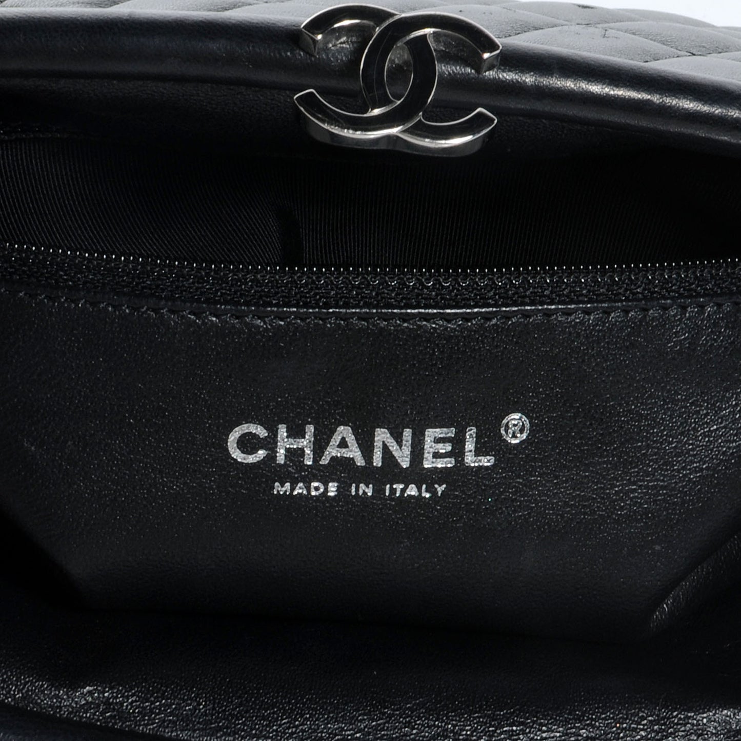 Lambskin Quilted Timeless Clutch Black