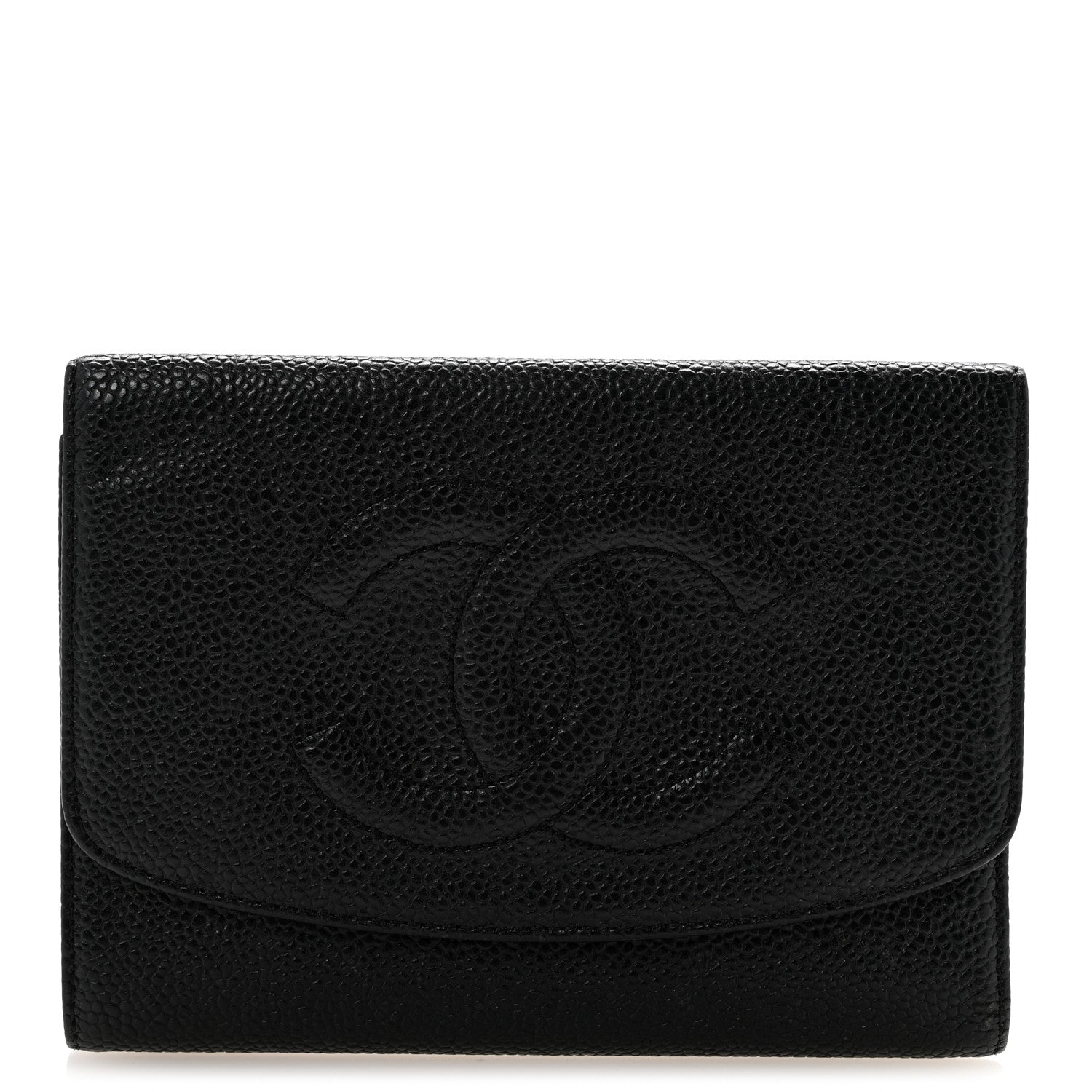Chanel Caviar Timeless CC Compact Wallet Black 1 of 12