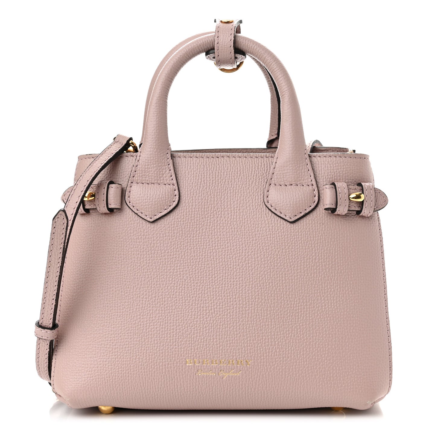 Grainy Calfskin House Check Baby Banner Tote Pale Orchid