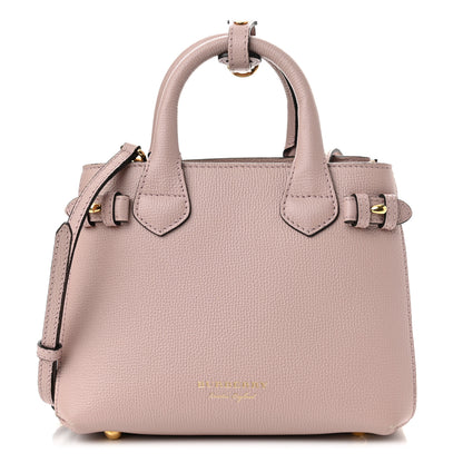 Burberry Grainy Calfskin House Check Baby Banner Tote Pale Orchid 1 of 10