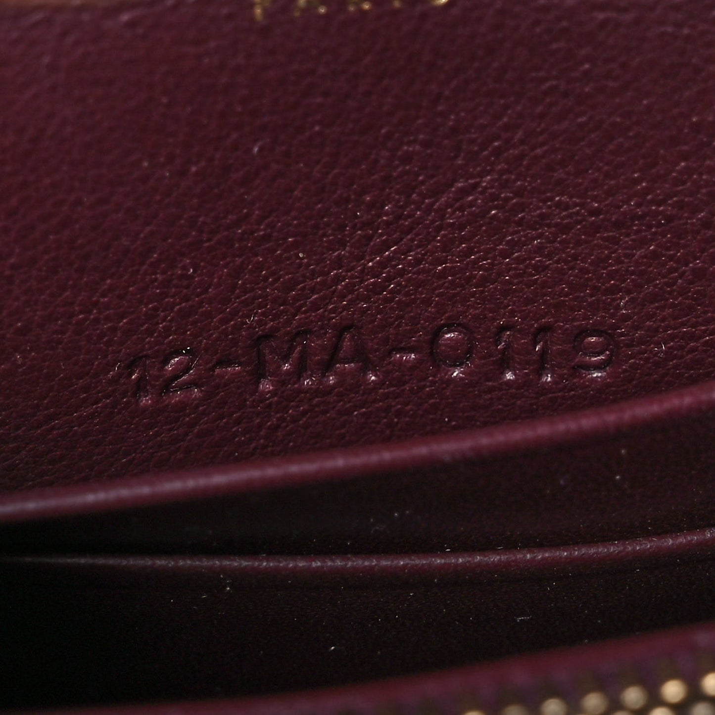 Oblique Saddle Belt Bag Bordeaux