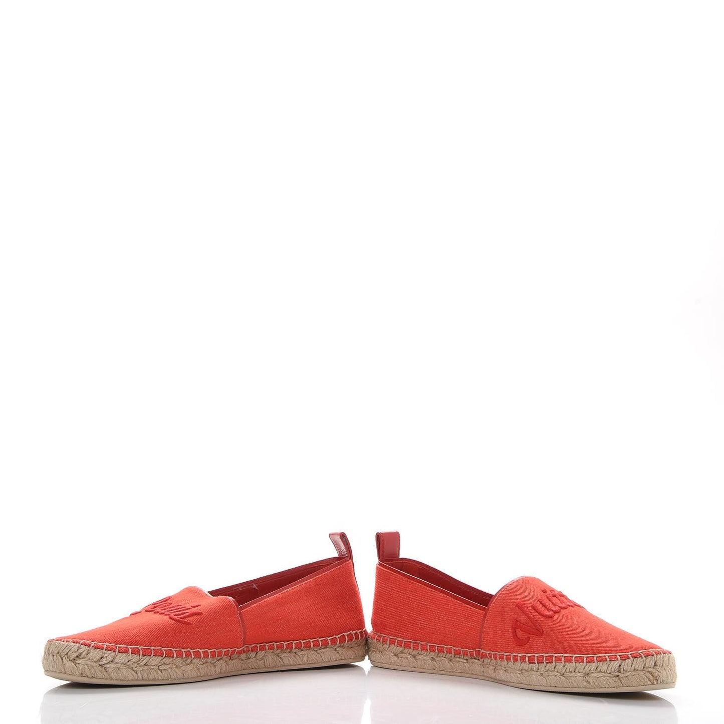 Canvas Waterfall Espadrille 36 Rouge