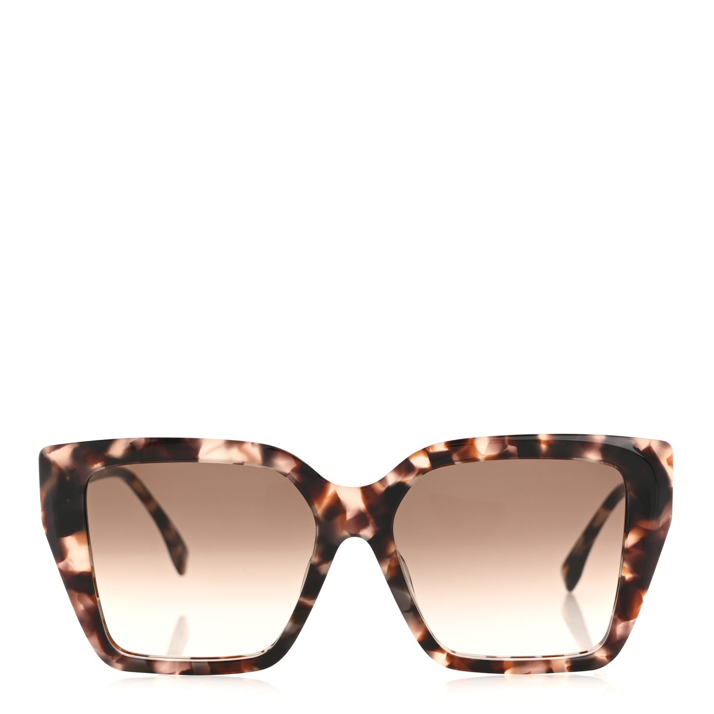Acetate FF Diamonds Butterfly Sunglasses FE40161F Havana