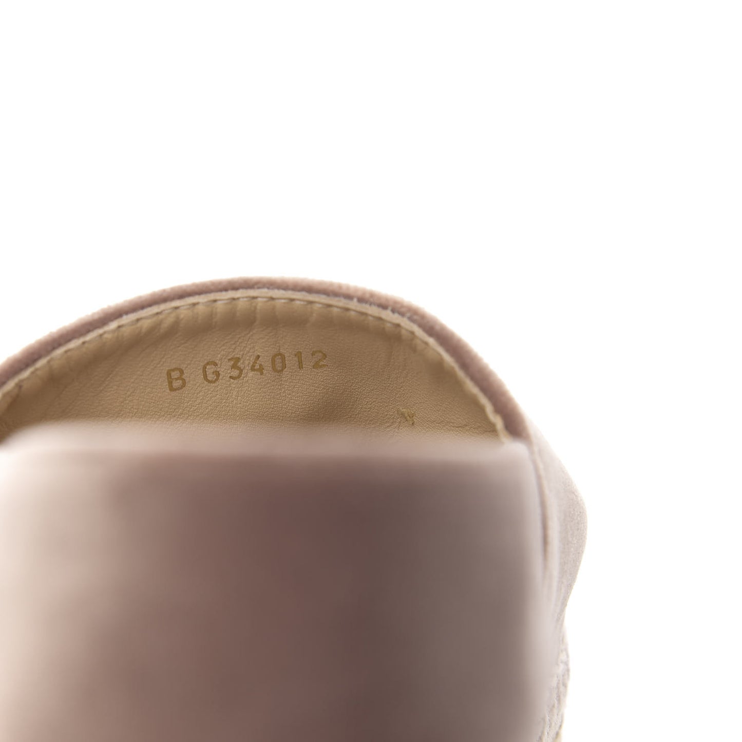 Velvet Logo Espadrilles 36 Beige Black