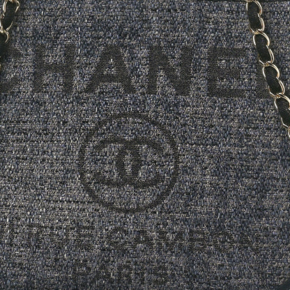 Chanel Lurex Boucle Mini Deauville Tote Black 9 of 11