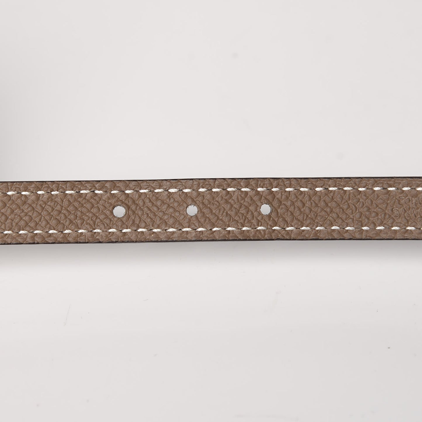 Epsom Swift 13mm Romance Belt 85 Etoupe Black