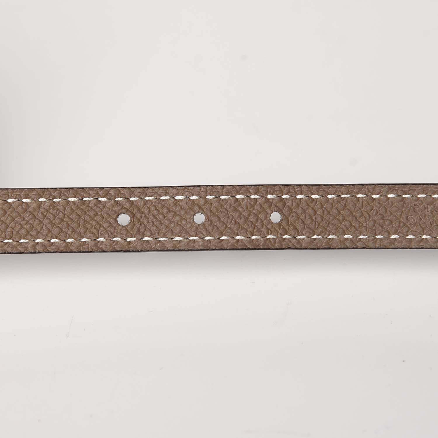 Hermes Epsom Swift 13mm Romance Belt 85 Etoupe Black 4 of 7