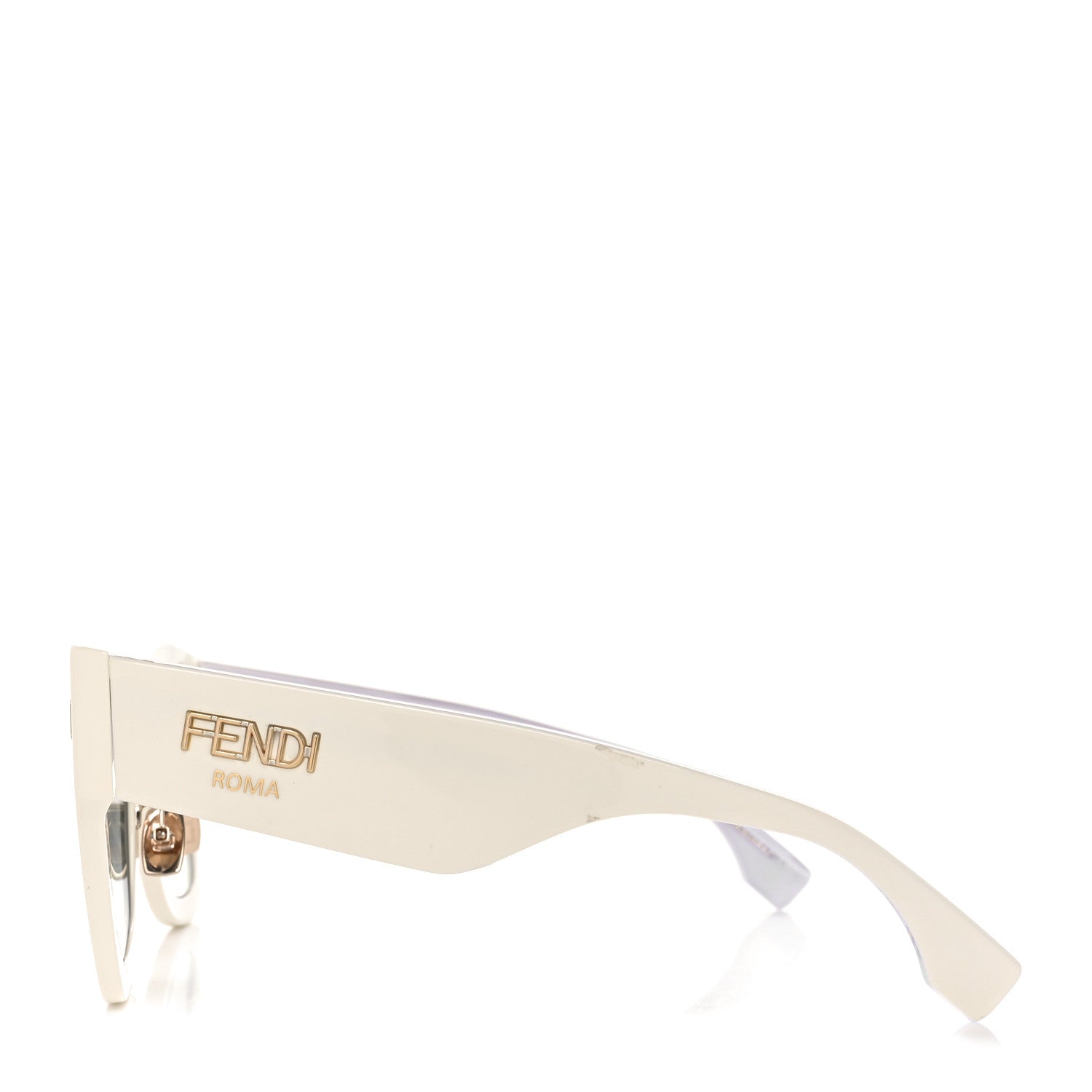 Fendi Acetate FF Sunglasses FF 0434/G/S White Gold 3 of 8