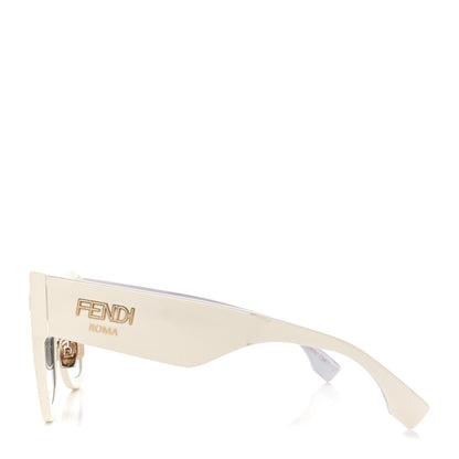 Fendi Acetate FF Sunglasses FF 0434/G/S White Gold 3 of 8