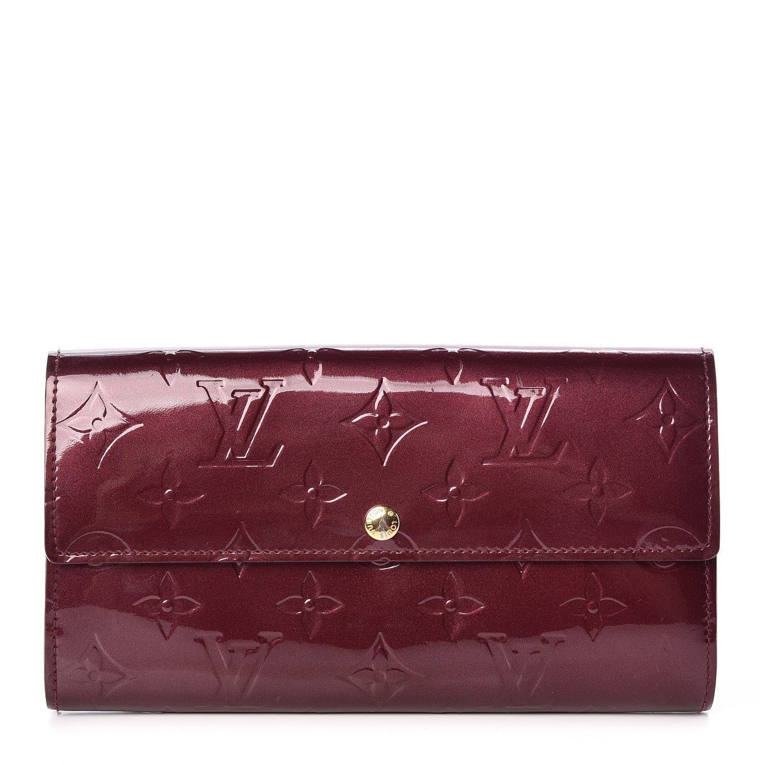 Louis Vuitton Vernis Sarah Wallet Rouge Fauviste 1 of 15