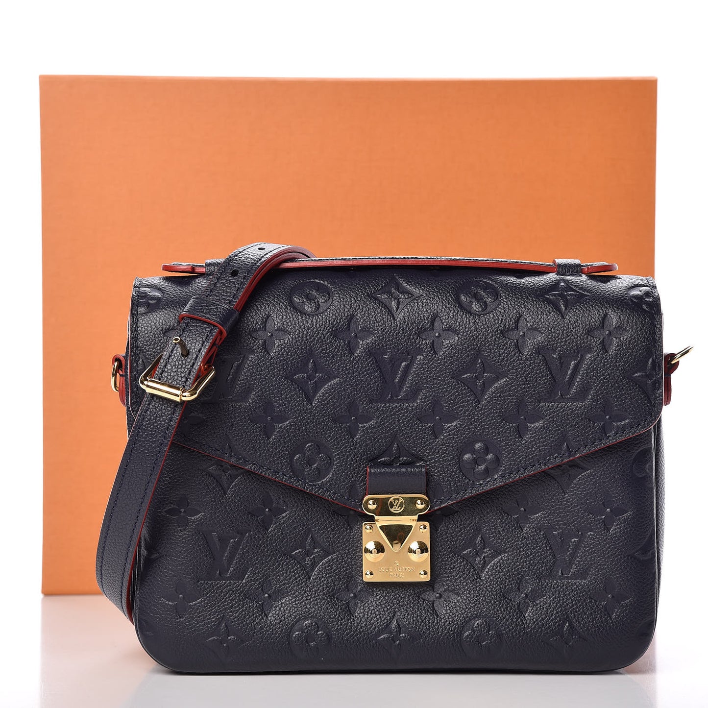 Empreinte Pochette Metis Marine Rouge