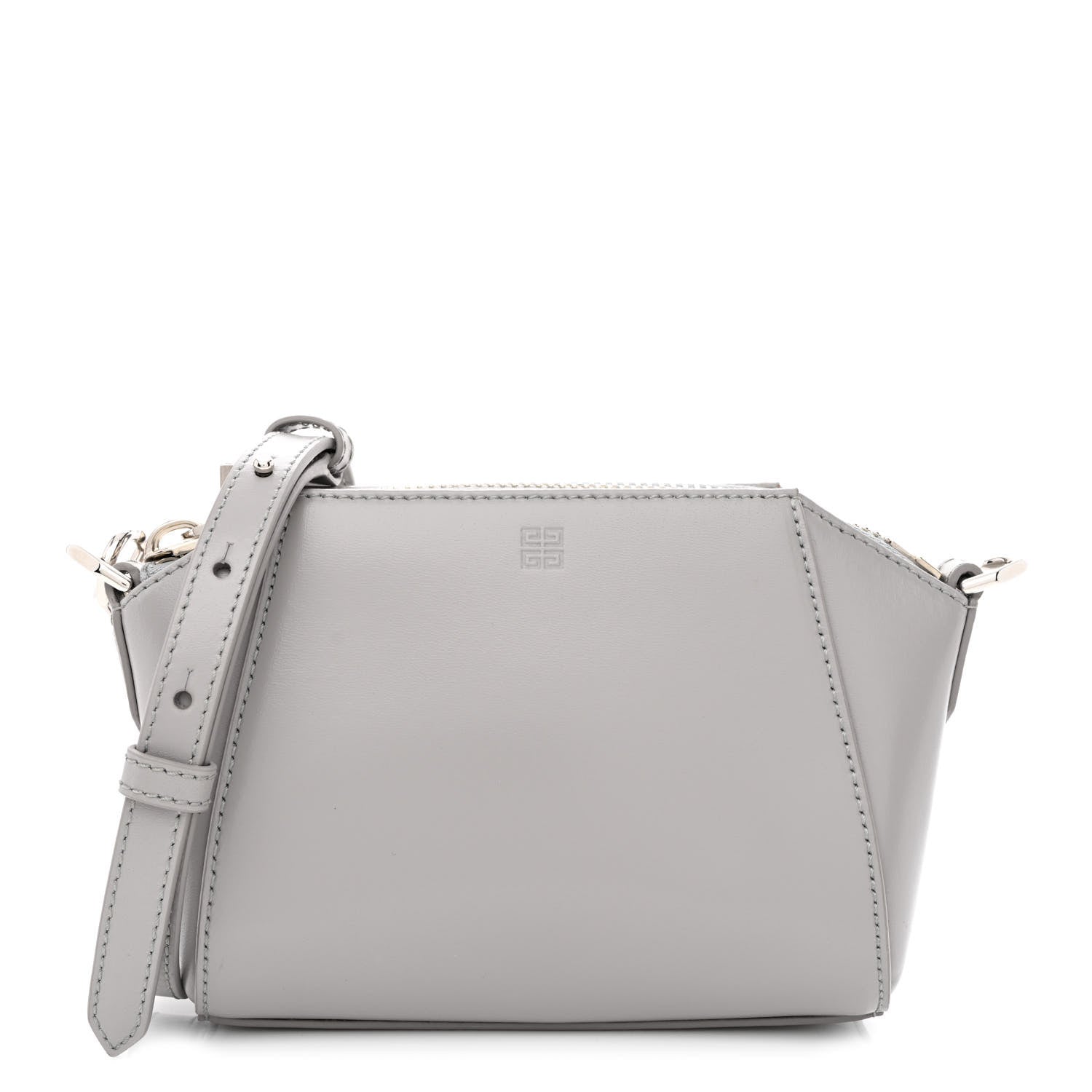Givenchy Sugar Goatskin Nano Antigona Pearl Grey 1 of 10