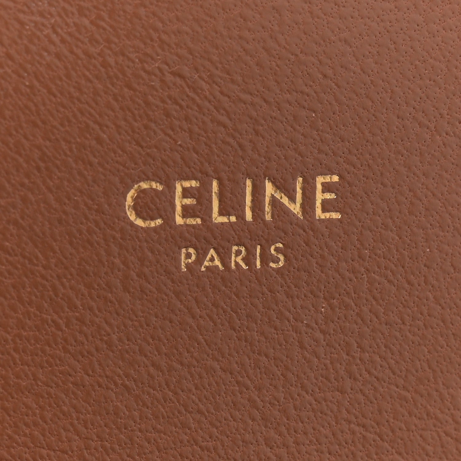Celine Textile Natural Calfskin Teen Triomphe White Tan 6 of 12