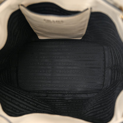 Prada Saffiano Bucket Bag White 5 of 16