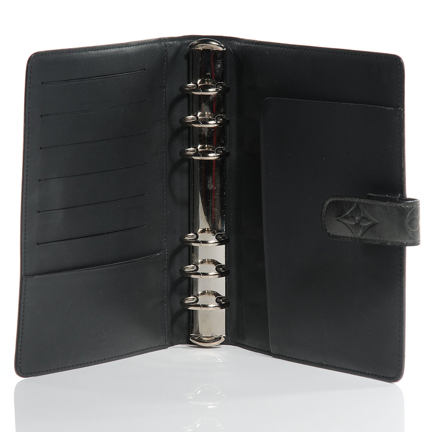 Mat Monogram Medium Ring Agenda Black