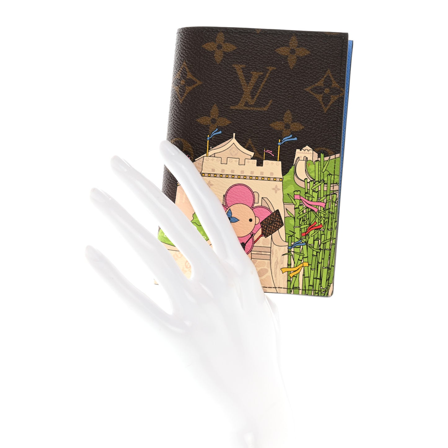 Monogram 2021 Christmas Animation China Passport Cover Myosotis Blue