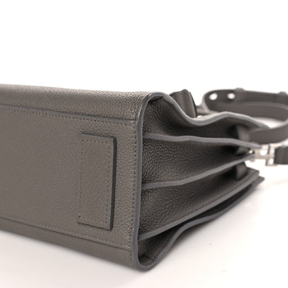 Saint Laurent Grained Calfskin Baby Supple Sac De Jour Fog 9 of 10