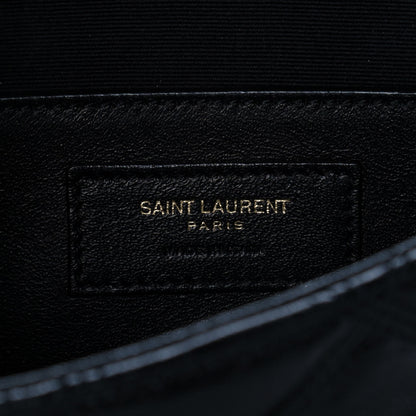 Saint Laurent Lambskin Quilted Small Becky Chain Bag Black 7 of 11