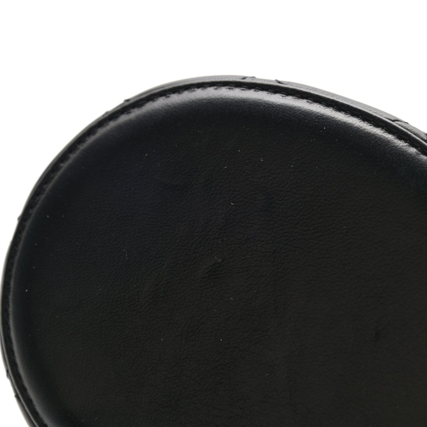 Lambskin Quilted Small Vanity Case Black