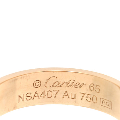 Cartier 18K Yellow Gold 5.5mm LOVE Ring 61 9.5 4 of 5