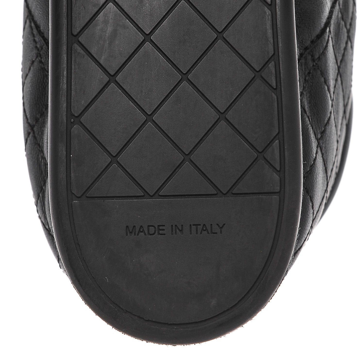 Chanel Lambskin Quilted High Top Sneakers 42 Black 6 of 7