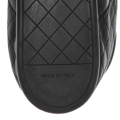 Chanel Lambskin Quilted High Top Sneakers 42 Black 6 of 7