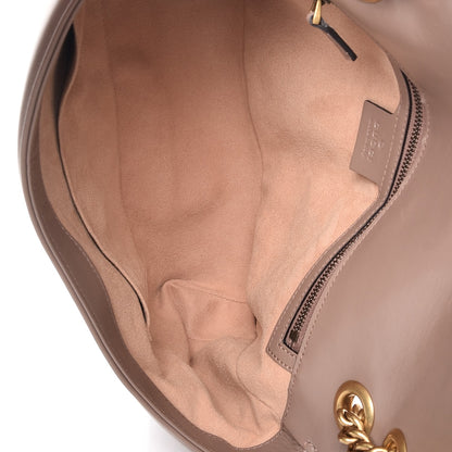 Gucci Calfskin Matelasse Medium GG Marmont Shoulder Bag Porcelain Rose 5 of 10