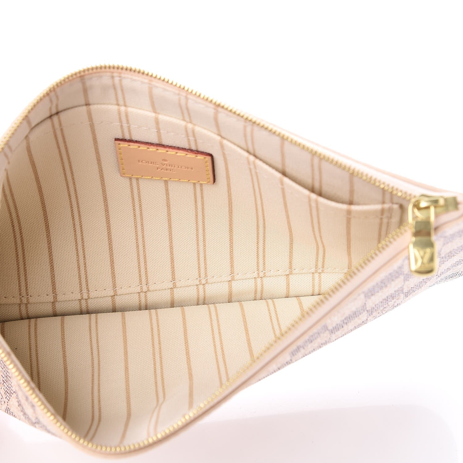 Louis Vuitton Damier Azur Neverfull MM GM Pochette 5 of 8