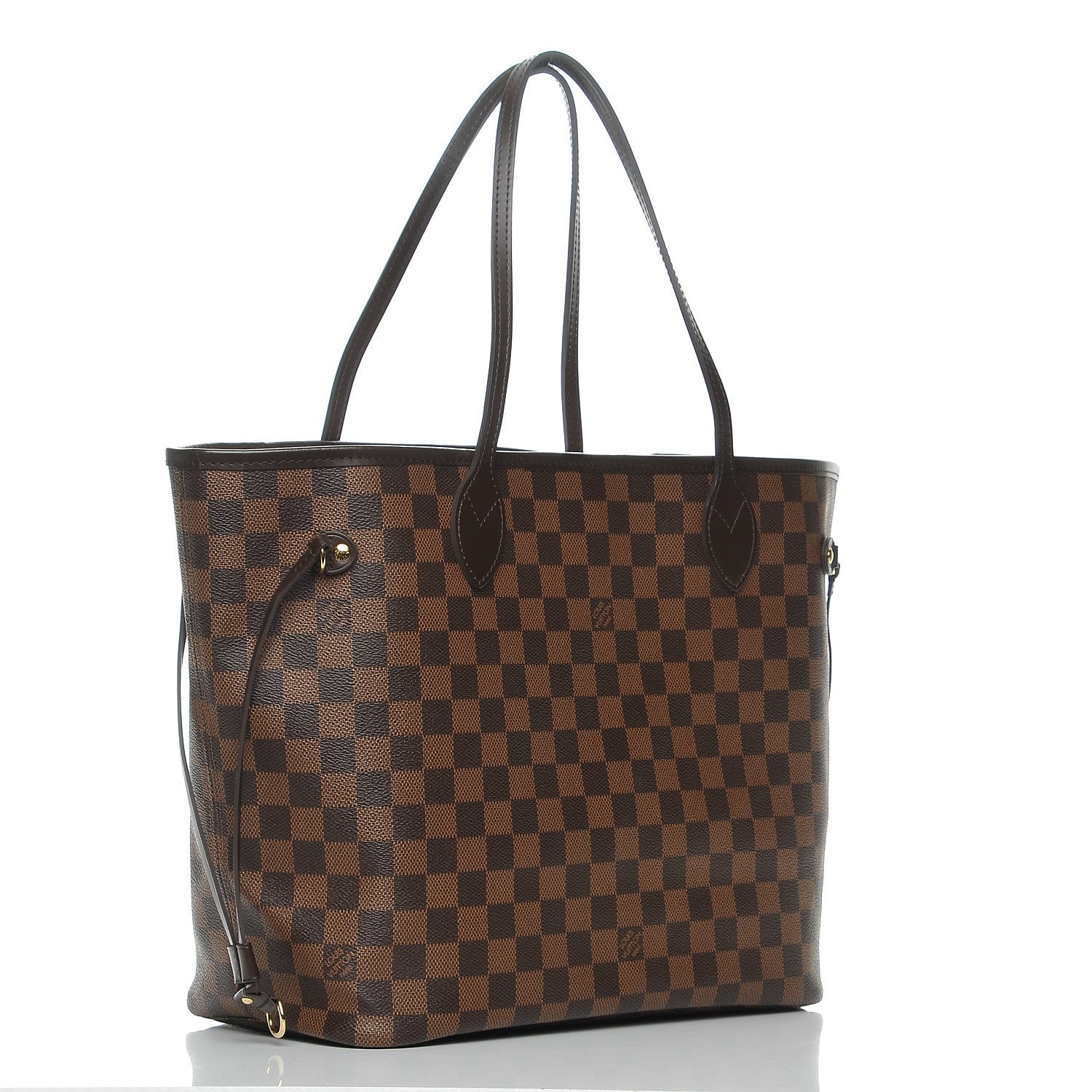 Louis Vuitton Damier Ebene Neo Neverfull MM Rose Ballerine 3 of 8