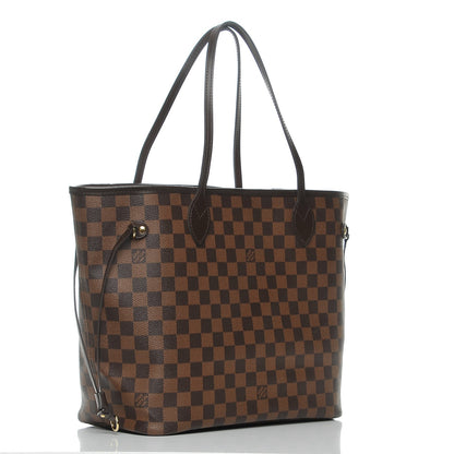 Louis Vuitton Damier Ebene Neo Neverfull MM Rose Ballerine 3 of 8