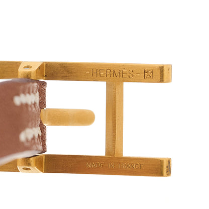 Hermes Swift Behapi Double Tour Bracelet Black Gold 6 of 8