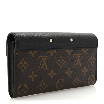 Louis Vuitton Monogram Pallas Wallet Black 3 of 6