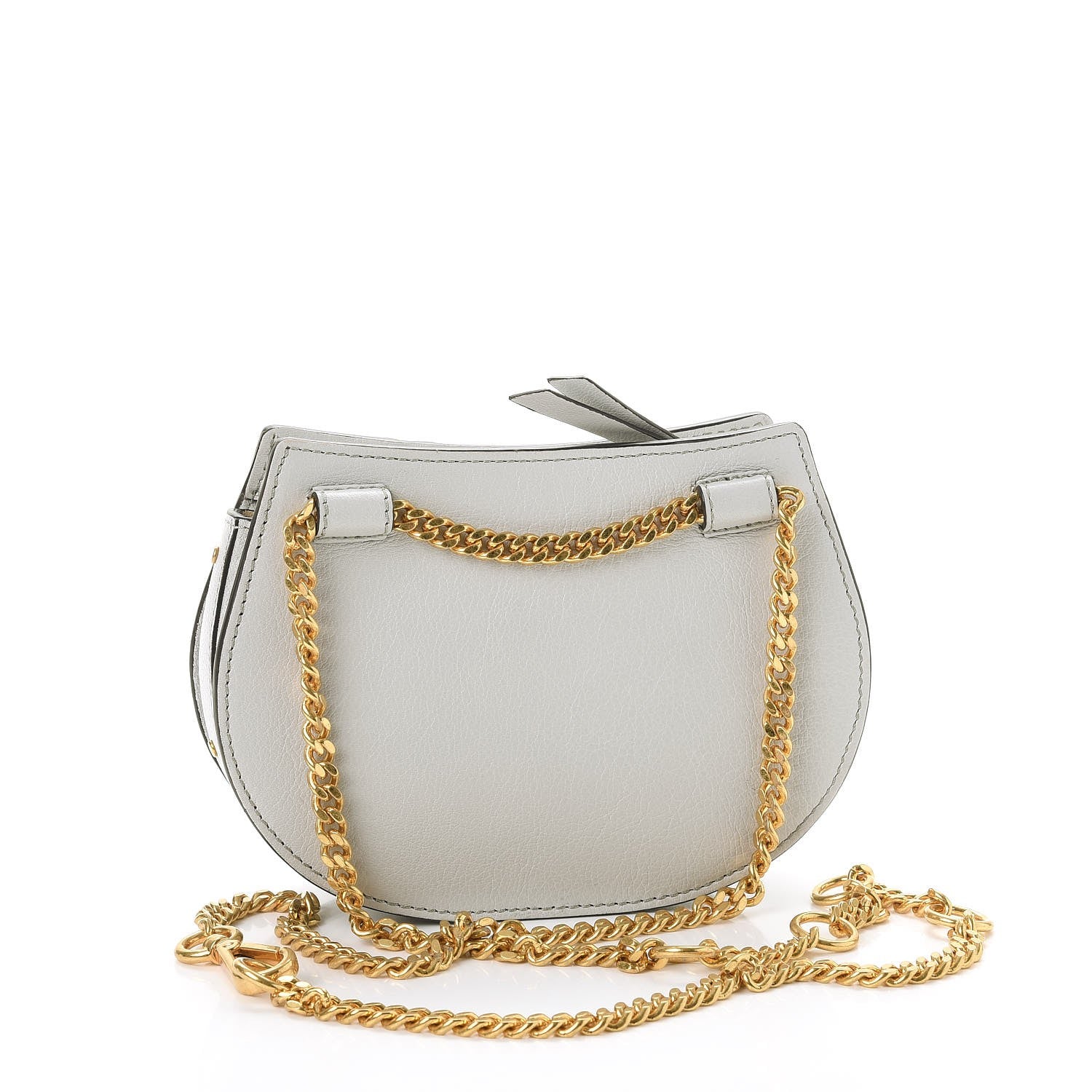 Chloe Calfskin Suede Mini Pixie Signature Belt Bag Airy Grey 5 of 10