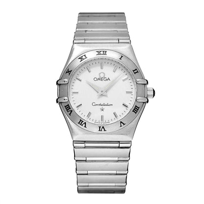 Omega Stainless Steel 25mm Constellation Quartz Watch White 1572.30 1 of 6