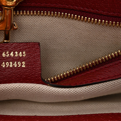 Gucci X DORAEMON Vintage Mini GG Supreme Monogram Medium Tote Bag Beige Cherry Red 7 of 10