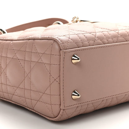 Christian Dior Lambskin Cannage Small My ABCDior Lady Dior Fard 9 of 10